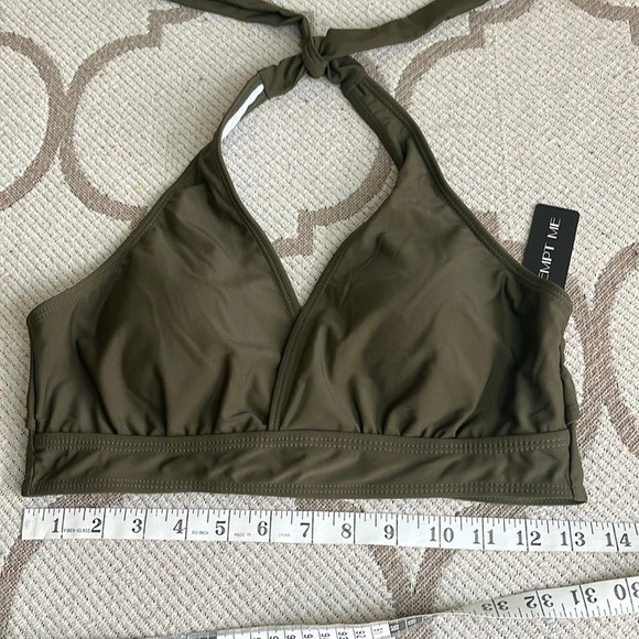 Tempt Me Two Piece High Waisted Push Up Halter Tummy Control Bikini set - Picture 13 of 17